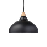 Oak Taklampa Ø35 Ljus Trä/Svart-Lampconcept.se