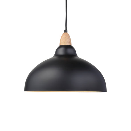 Oak Taklampa Ø35 Ljust Trä
