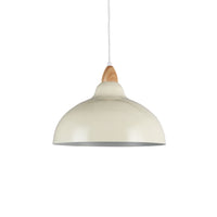 Oak Taklampa Ø35 Glossy Vanilj-Lampconcept.se