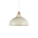 Oak Taklampa Ø35 Glossy Vanilj-Lampconcept.se