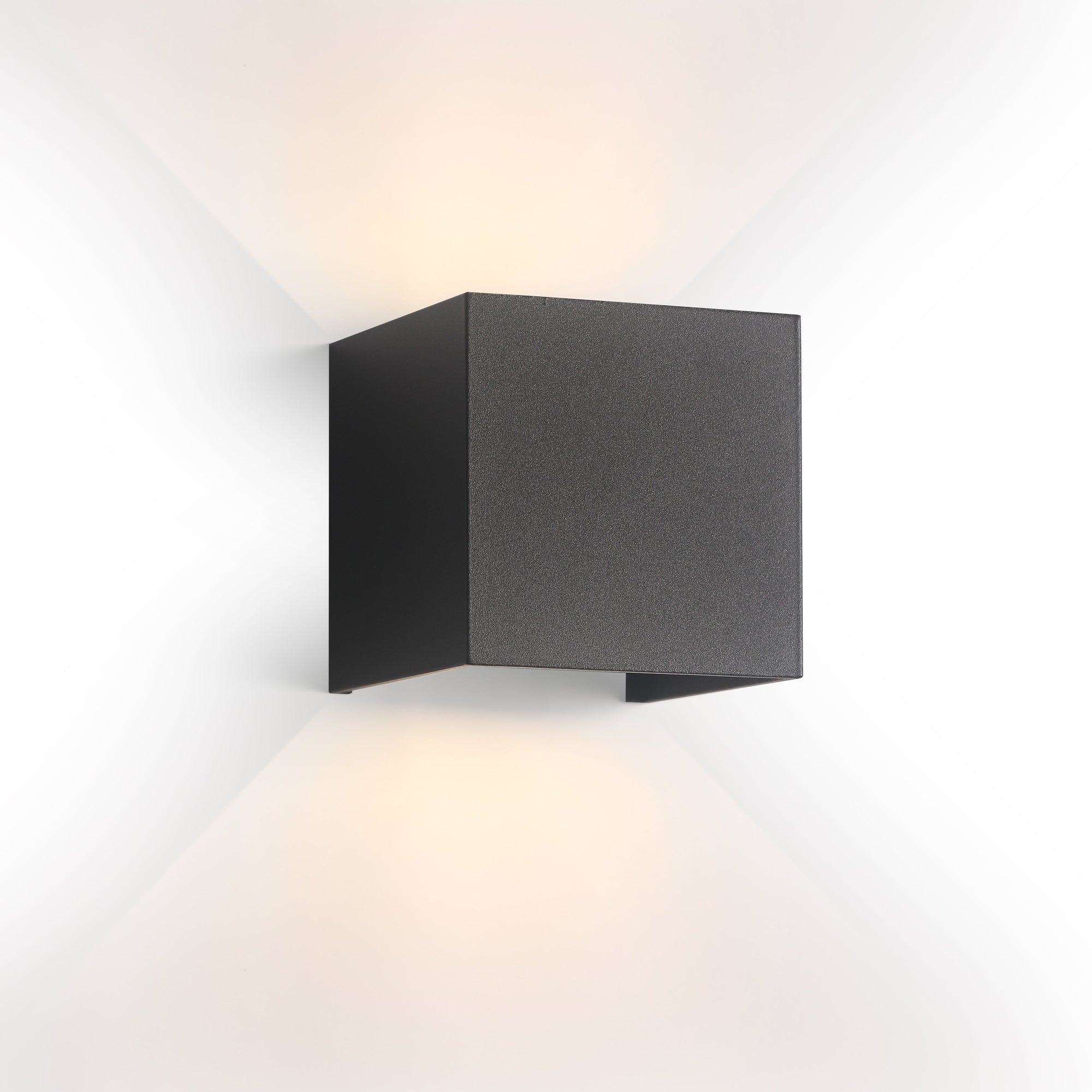 LED Vägglampa Utomhus IP65 6W Svart-Lampconcept.se