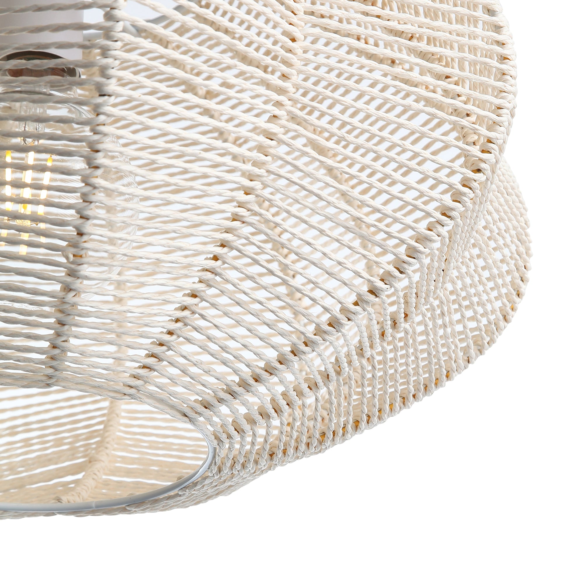Tiva Braided Taklampa Ø45
