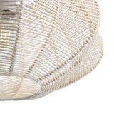Tiva Braided Taklampa Ø45 Raw White