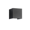 LED Vägglampa Utomhus IP65 6W Svart-Lampconcept.se