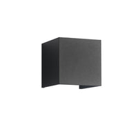 LED Vägglampa Utomhus IP65 6W Svart-Lampconcept.se