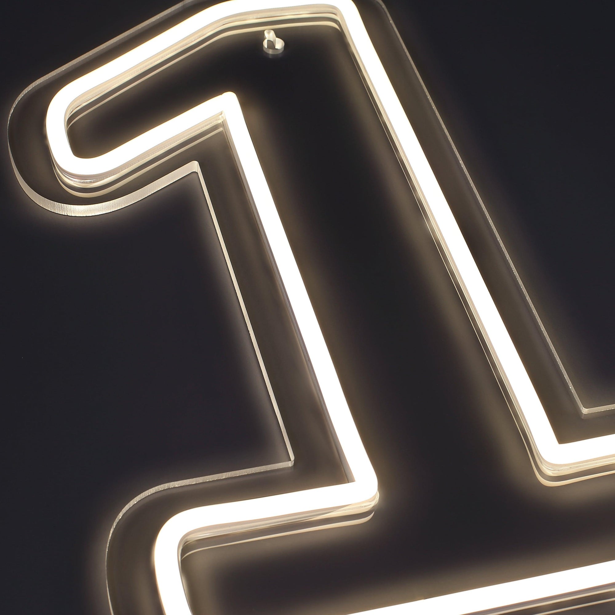 Siffra 1 Neonvägglampa-Lampconcept.se