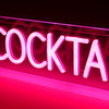 Cocktails LED Neon Box Bordlampa