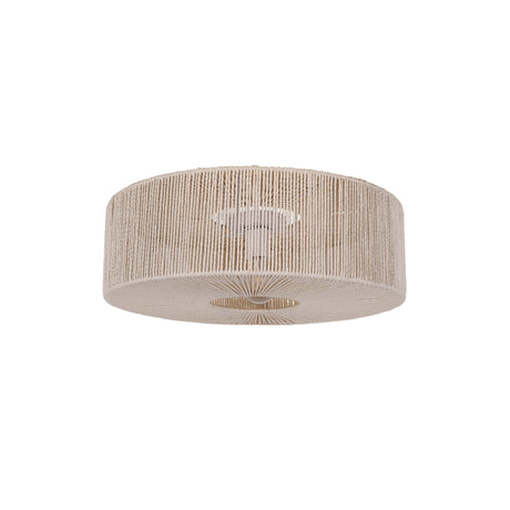 Braided Taklampa Ø60 Raw White-Lampconcept.se