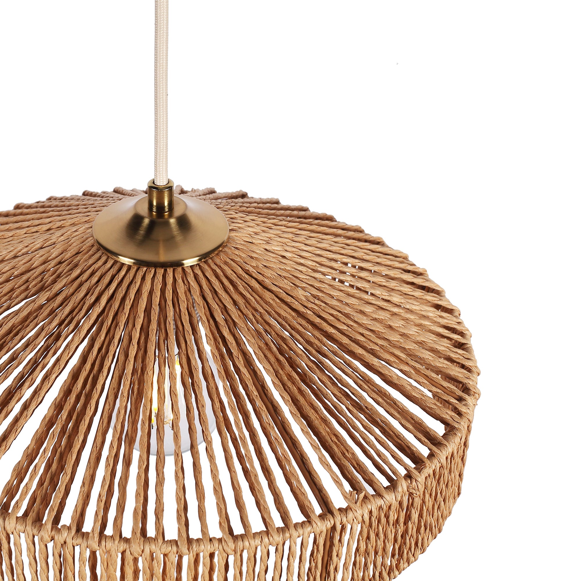 Casablanca Braided Taklampa Ø30-Lampconcept.se
