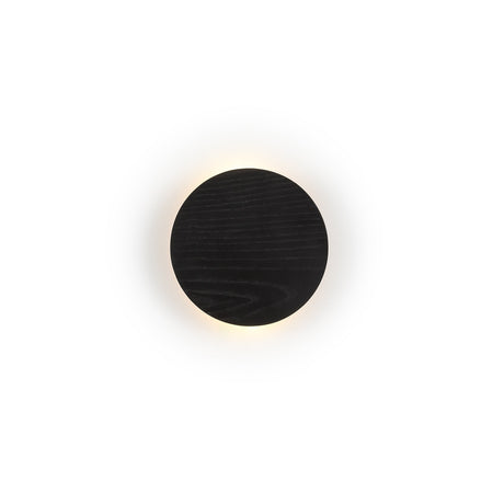 Lori Vägglampa Ø20 Svart Trä-Lampconcept.se