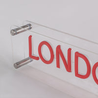 London LED Neon Box Bordslampa-Lampconcept.se