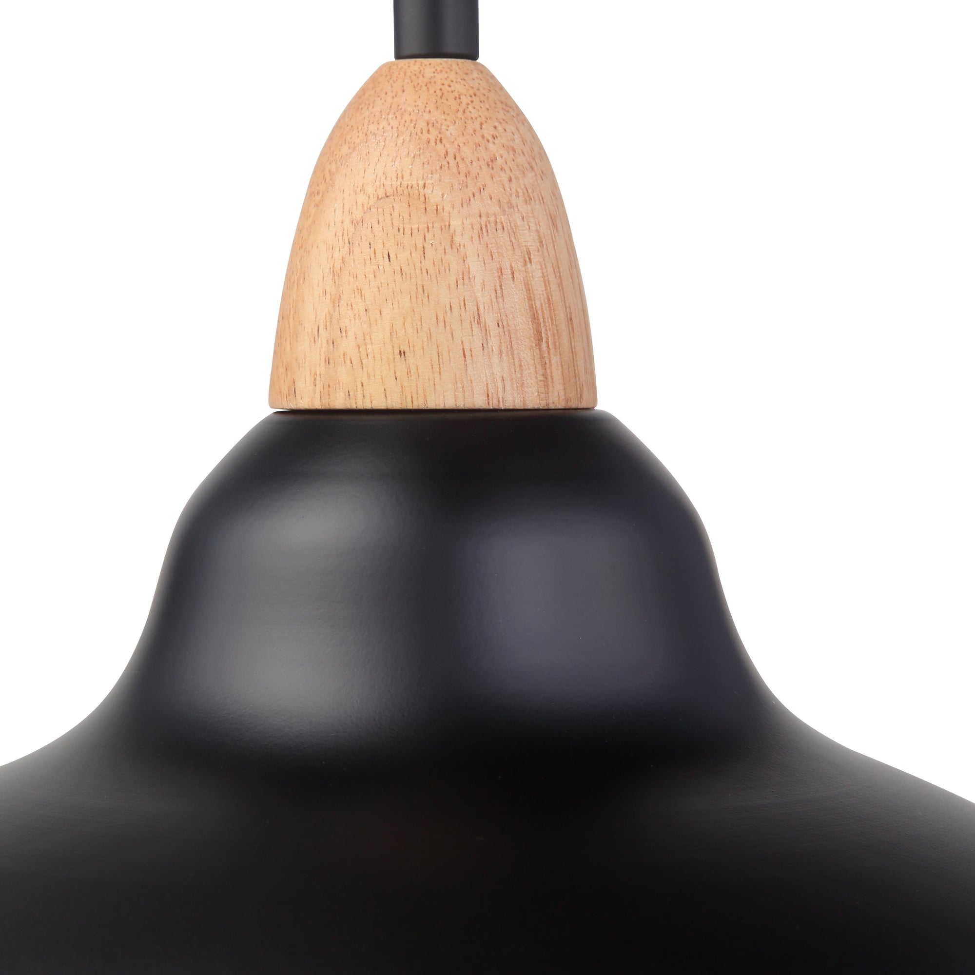 Oak Taklampa Ø35 Ljust Trä