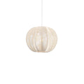 Tiva Braided Taklampa Ø32 - Raw White