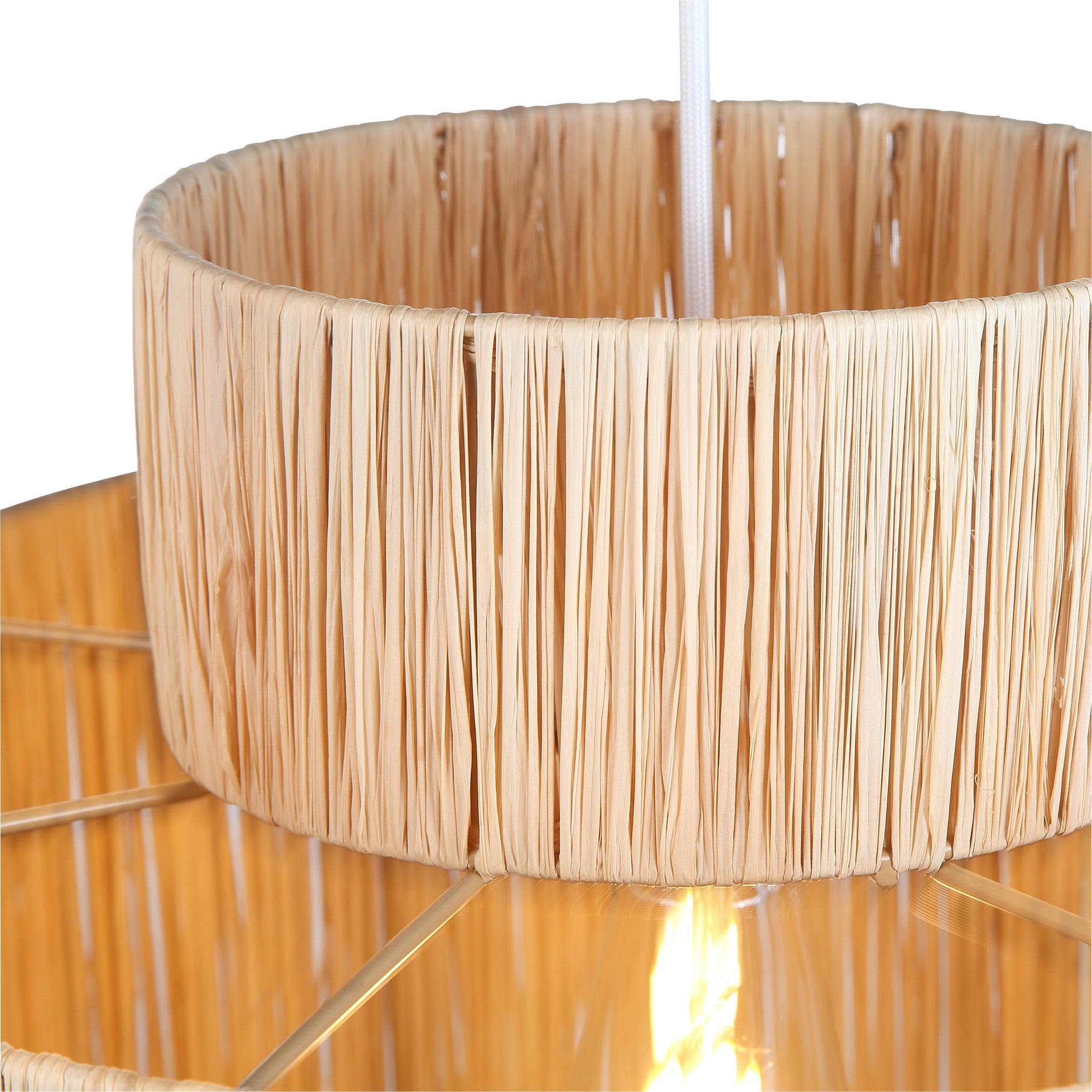 Deia Raffia Taklampa-Lampconcept.se