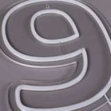 Siffra 9 Neonvägglampa-Lampconcept.se