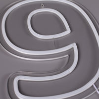 Siffra 9 Neonvägglampa-Lampconcept.se