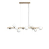 Valencia Långbord Taklampa Mässing/Opal-Lampconcept.se