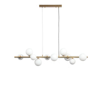Valencia Långbord Taklampa Mässing/Opal-Lampconcept.se