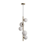 Valencia Hörntaklampa Mässing/Opal-Lampconcept.se