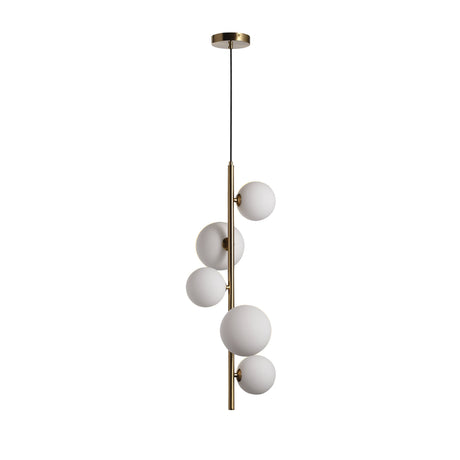 Valencia Hörntaklampa Mässing/Opal-Lampconcept.se