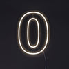 Siffra 0 Neonvägglampa-Lampconcept.se