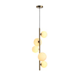 Valencia Hörntaklampa Mässing/Opal-Lampconcept.se