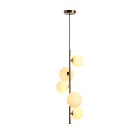 Valencia Hörntaklampa Mässing/Opal-Lampconcept.se