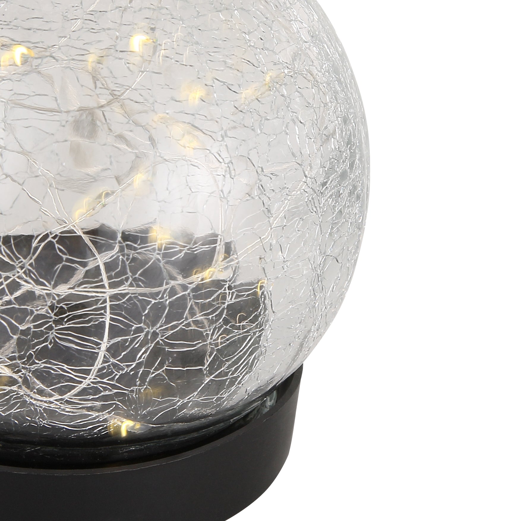 Solcelle Glasklot 10cm-Lampconcept.se