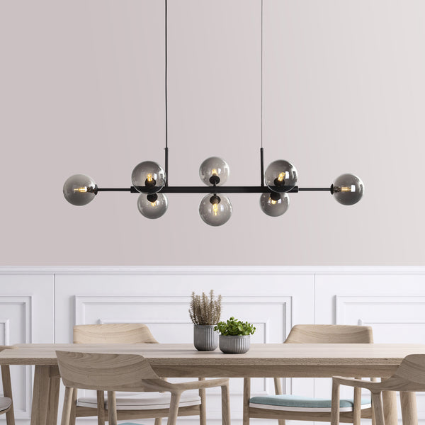 Seti Långbordstaklampa Smoke/Smoke-Lampconcept.se