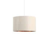 Drum Taklampa Ø40 Linne/mässing-Lampconcept.se