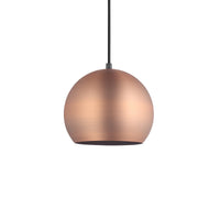 Mellow Taklampa Ø20 Borstad Koppar-Lampconcept.se