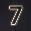 Siffra 7 Neonvägglampa-Lampconcept.se