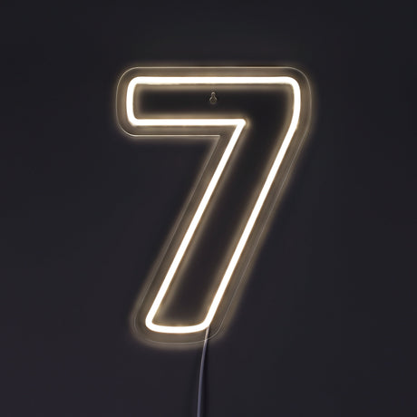 Siffra 7 Neonvägglampa-Lampconcept.se