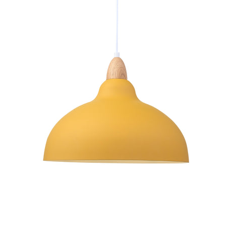 Oak Taklampa Ø35 Ljust Trä