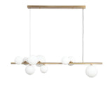 Florence Långbord Taklampa Mässing/Opal-Lampconcept.se