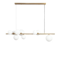 Florence Långbord Taklampa Mässing/Opal-Lampconcept.se