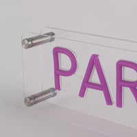 Paris LED Neon Box Bordslampa-Lampconcept.se