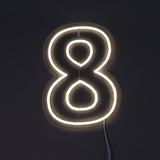 Siffra 8 Neonvägglampa-Lampconcept.se