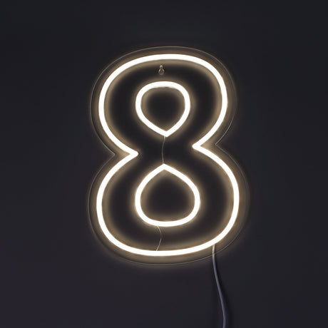 Siffra 8 Neonvägglampa-Lampconcept.se
