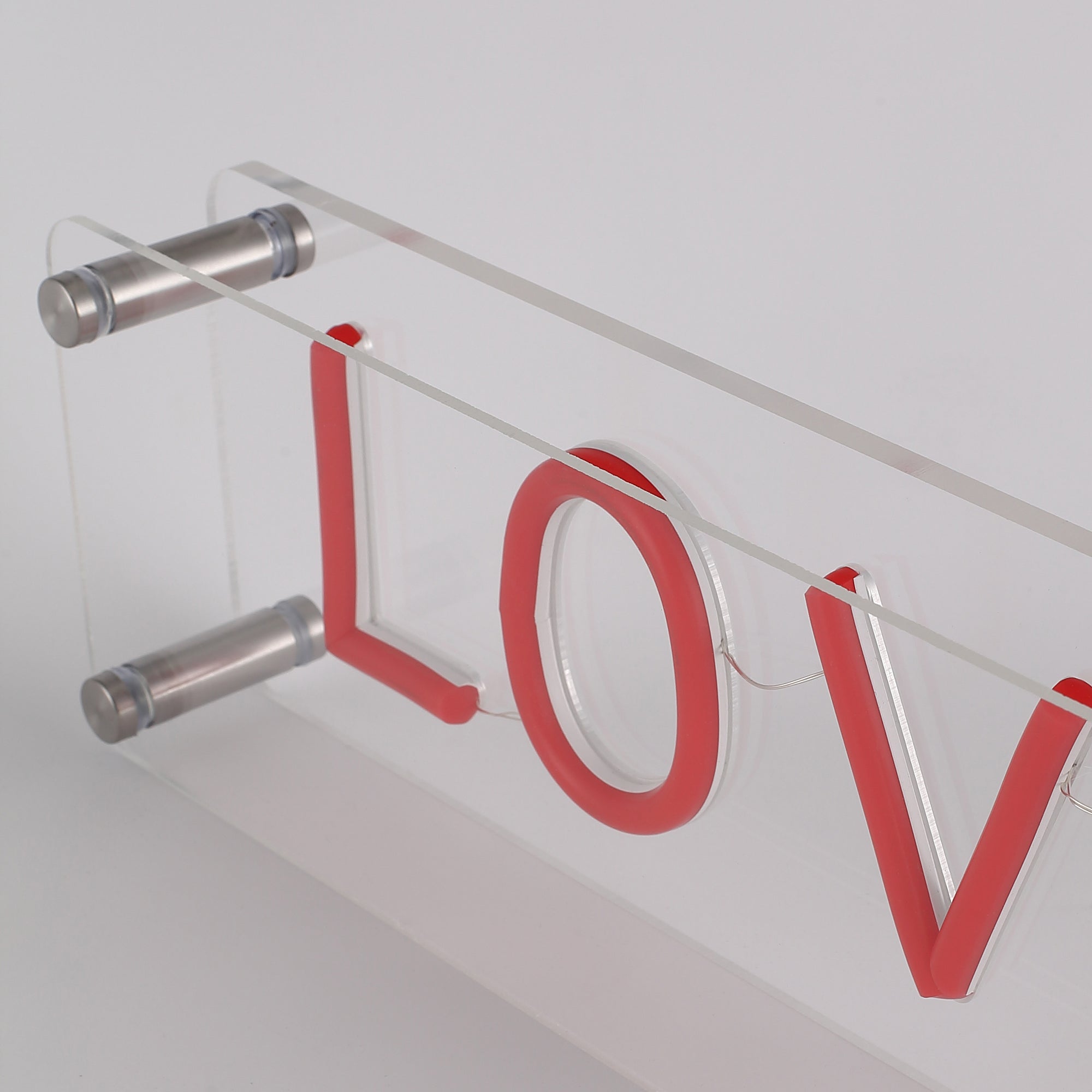 LOVE LED Neon Box Bordlampa-Lampconcept.se