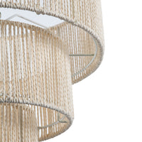 Ronda Braided Taklampa Ø40 Raw White