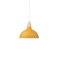 Oak Taklampa Ø19 Ljust Trä - Mustard