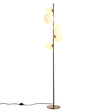 Valencia Golvlampa Mässing/Opal-Lampconcept.se