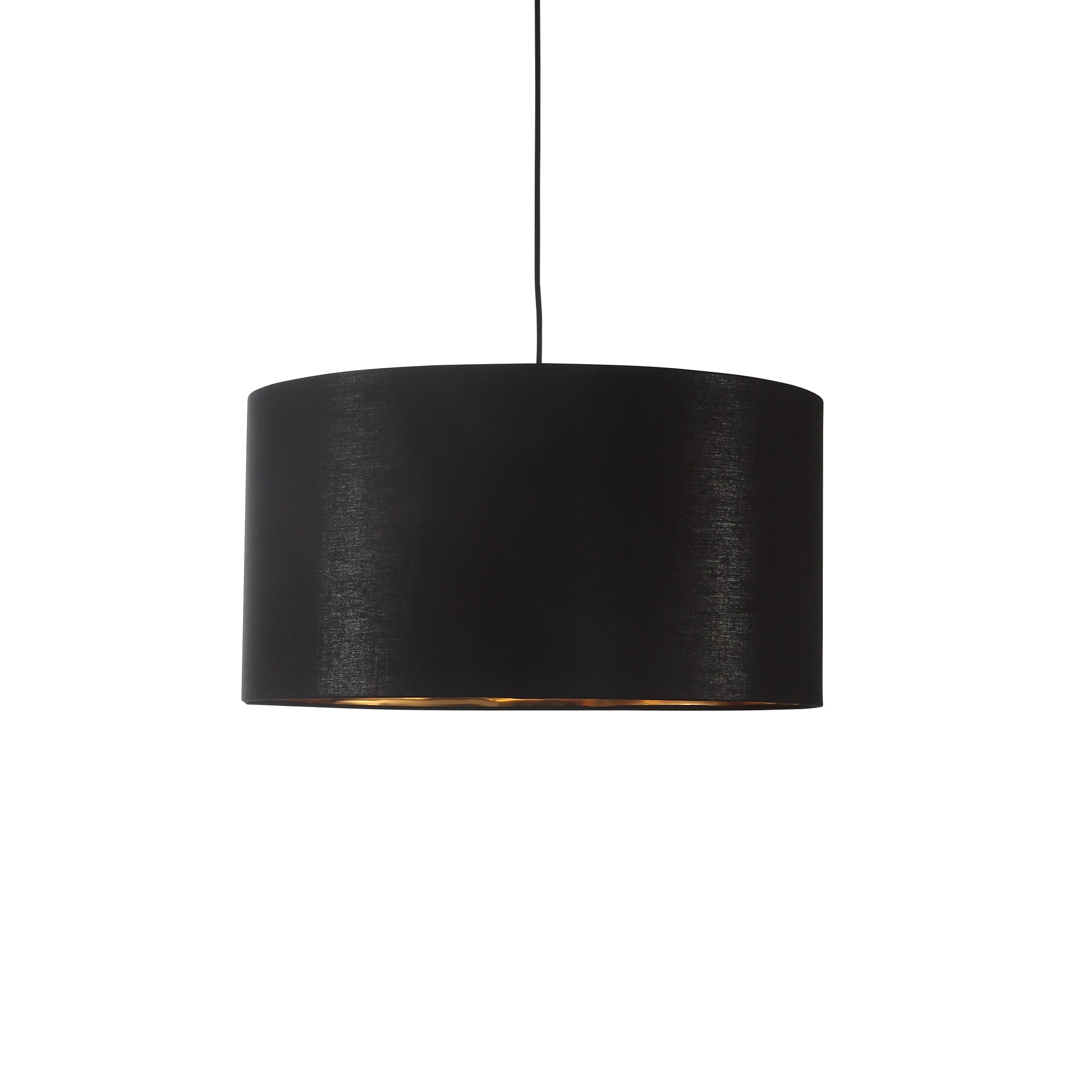 Drum Taklampa Ø50 Svart/Mässing-Lampconcept.se