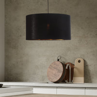 Drum Taklampa Ø50 Svart/Mässing-Lampconcept.se