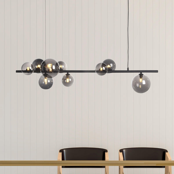 Florence Långbord Taklampa Svart/Smoke-Lampconcept.se