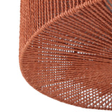 Braided Taklampa Ø60 Earth Red