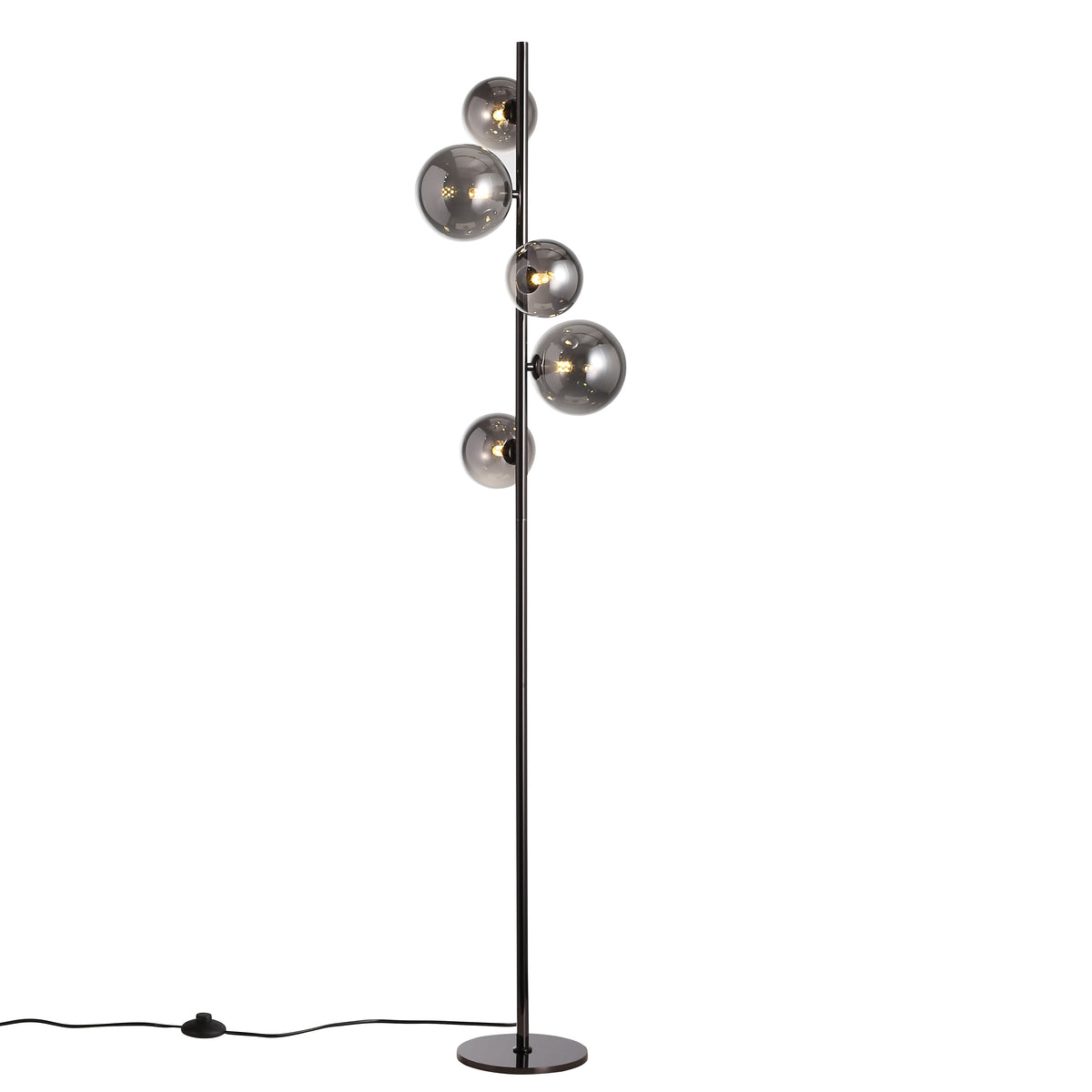 Valencia Golvlampa Titanium/Smoke