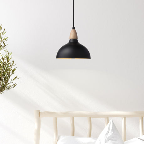 Oak Taklampa Ø19 Ljust Trä