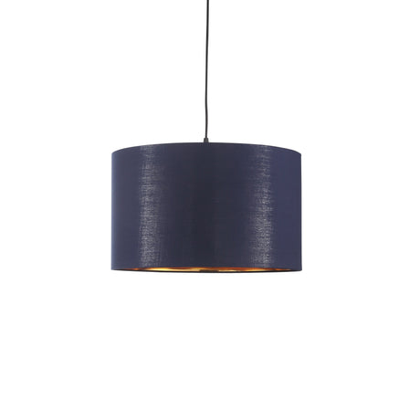 Drum Taklampa Ø40 Blå/Mässing-Lampconcept.se